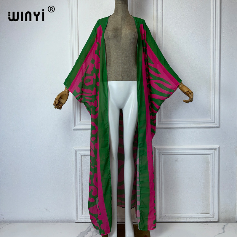 WINYI Africa Bohemia print Kim - Embroidery Kaftan recensione e prezzo