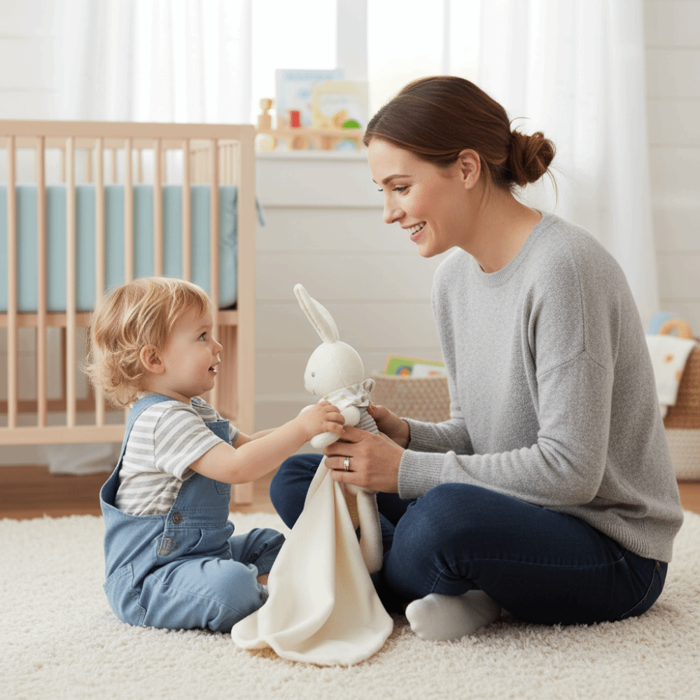 Square Shape Baby Rabbit Comfo - Embroidery Rabbit recensione e prezzo