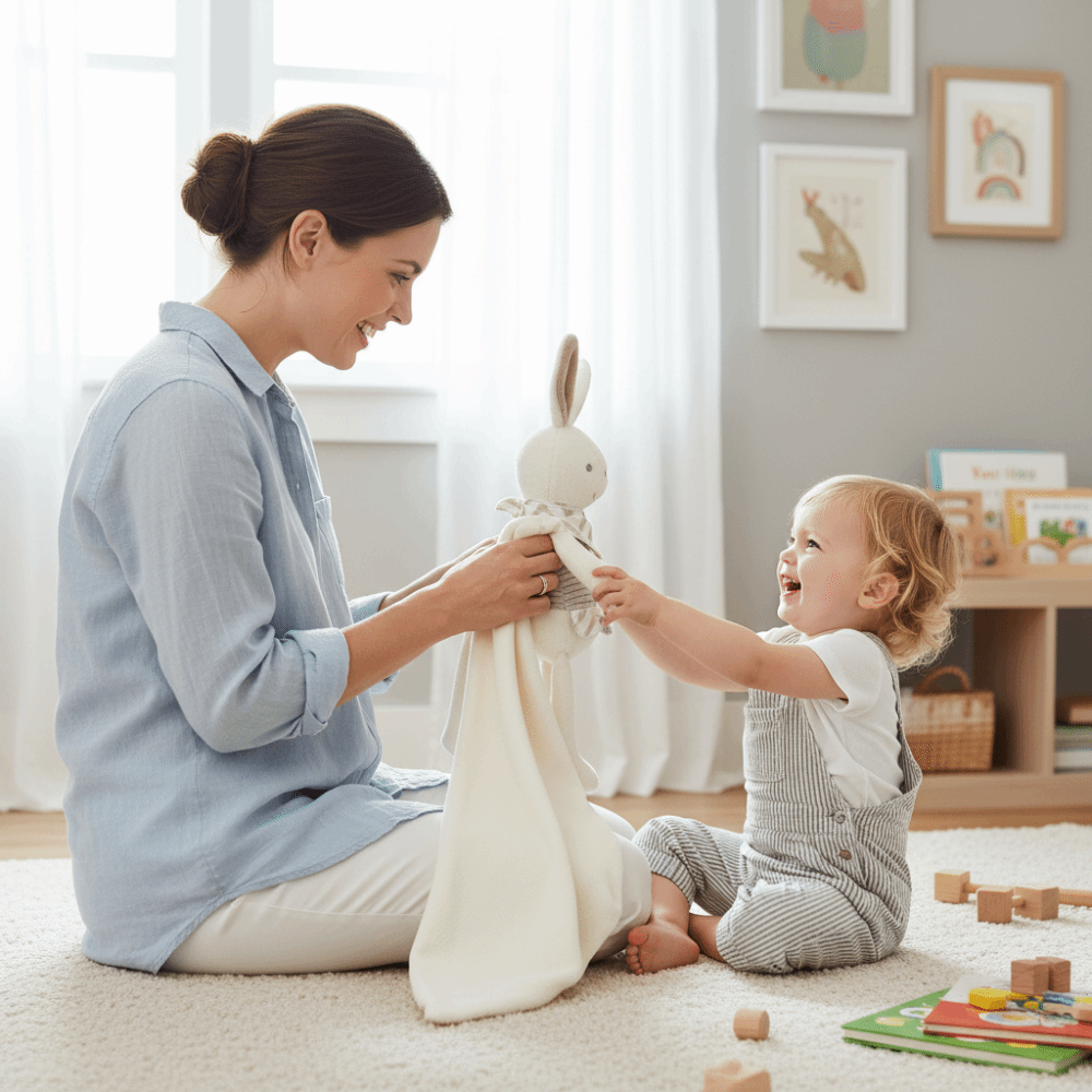 Square Shape Baby Rabbit Comfo - Embroidery Rabbit recensione e prezzo
