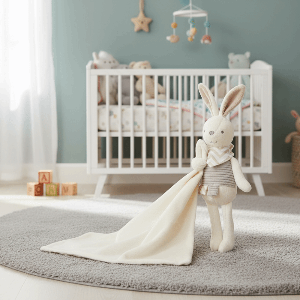 Square Shape Baby Rabbit Comfo - Embroidery Rabbit recensione e prezzo