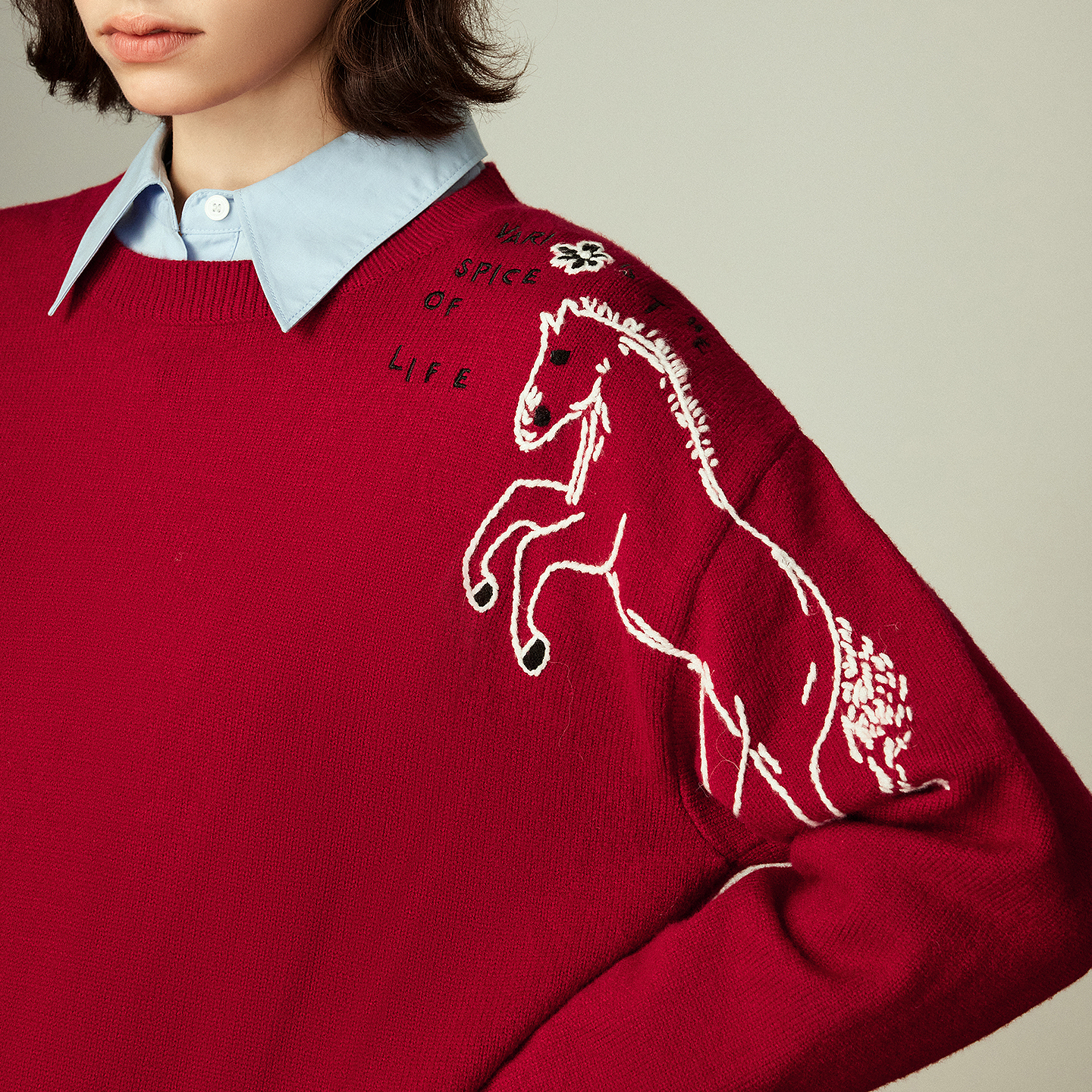 TOYOUTH Women's Arctic Fleece  - Embroidery Horse recensione e prezzo