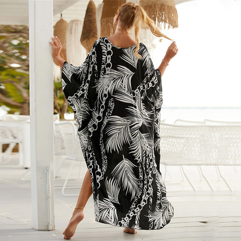 Women's Plus Size Animal Print - Embroidery Kaftan recensione e prezzo