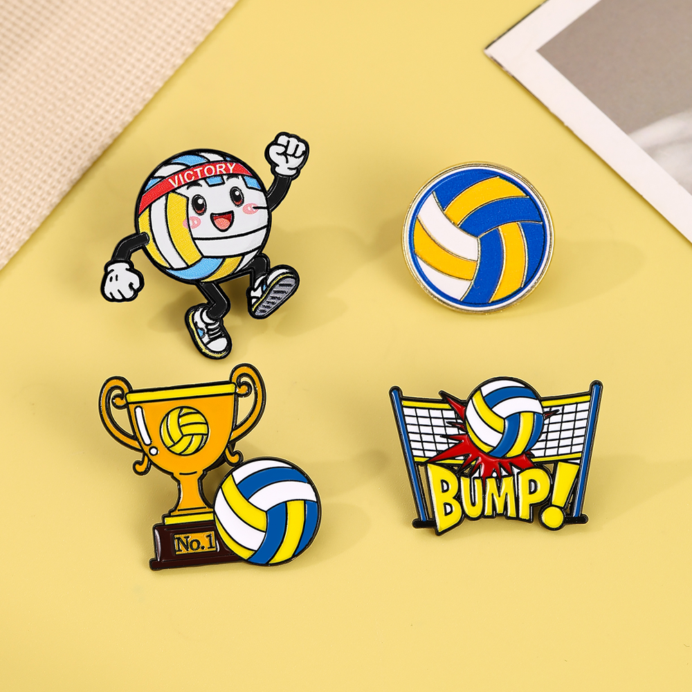 4pcs Football Player Enamel Br - Embroidery Simple recensione e prezzo