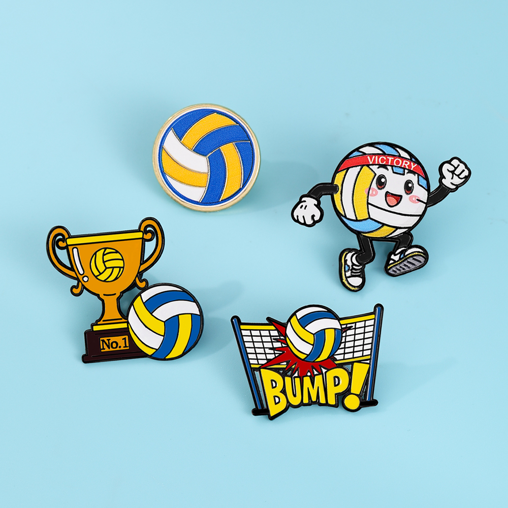 4pcs Football Player Enamel Br - Embroidery Simple recensione e prezzo