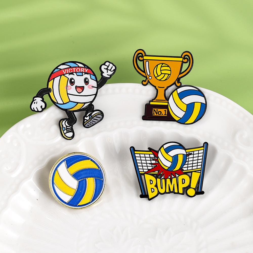 4pcs Football Player Enamel Br - Embroidery Simple recensione e prezzo