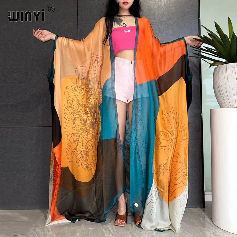 WINYI Bohemian Printed Bikini  - Embroidery Kaftan recensione e prezzo