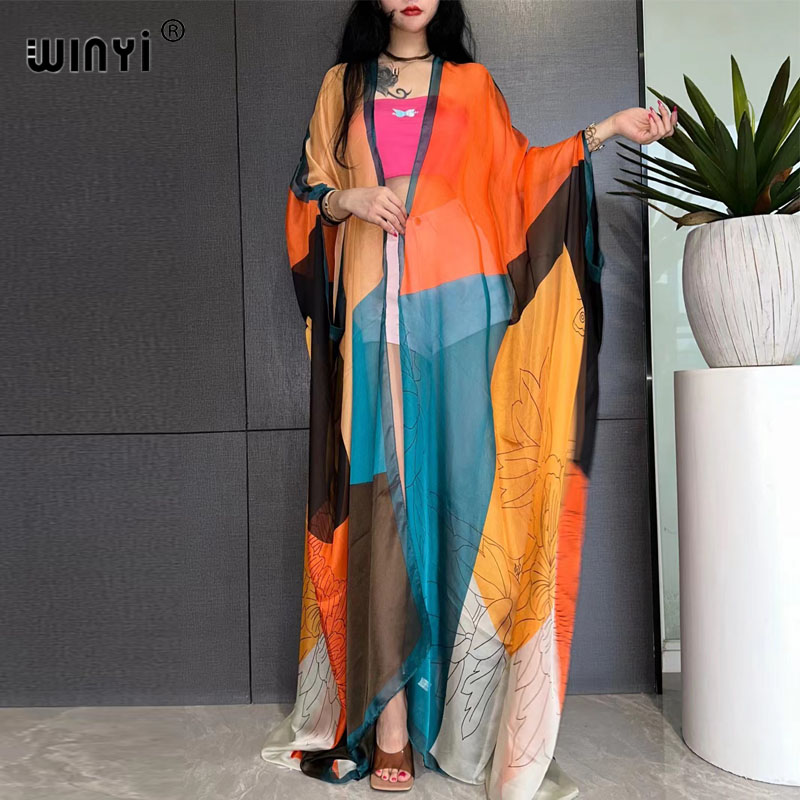 WINYI Bohemian Printed Bikini  - Embroidery Kaftan recensione e prezzo