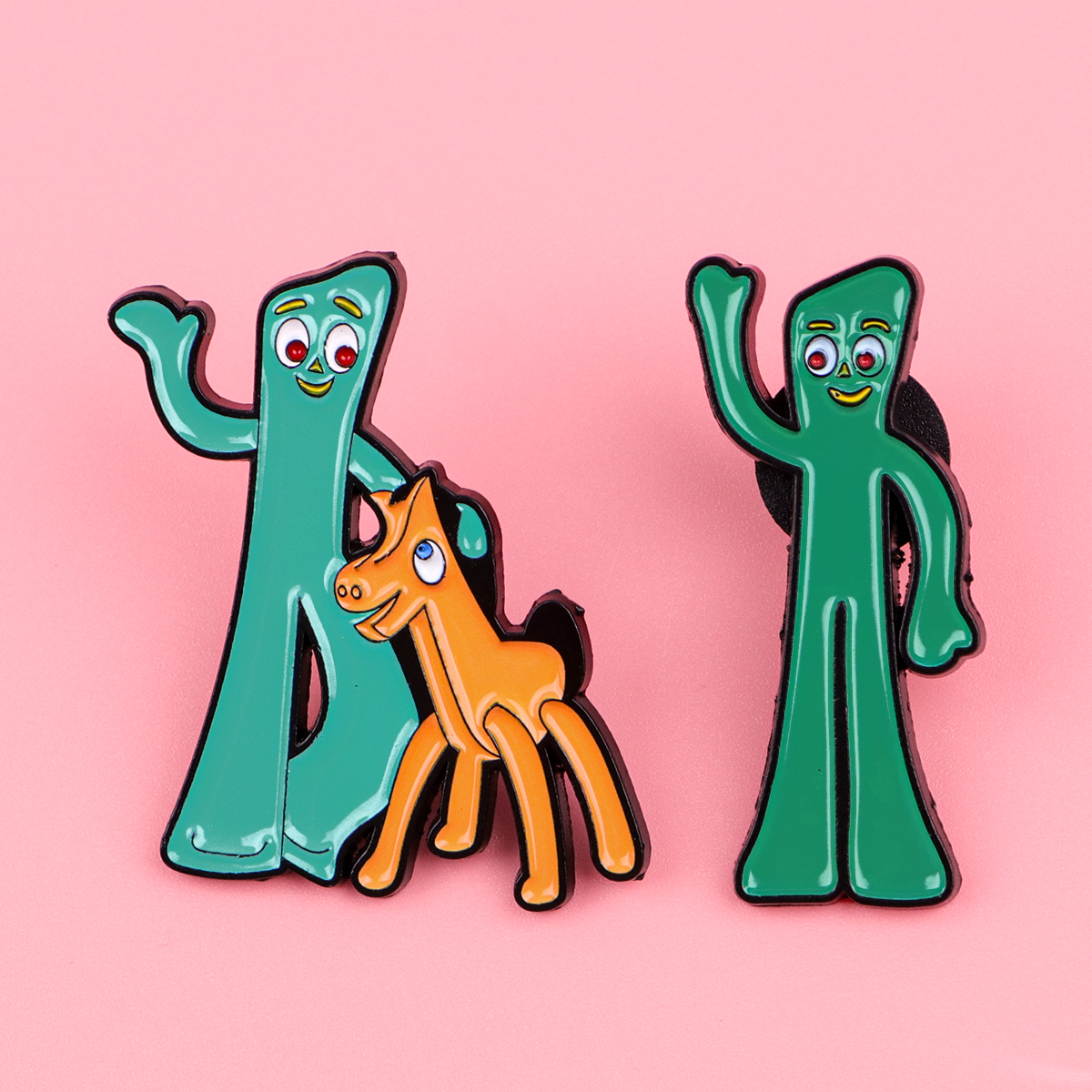 Cute Retro Character Enamel Pi - Embroidery Horse recensione e prezzo