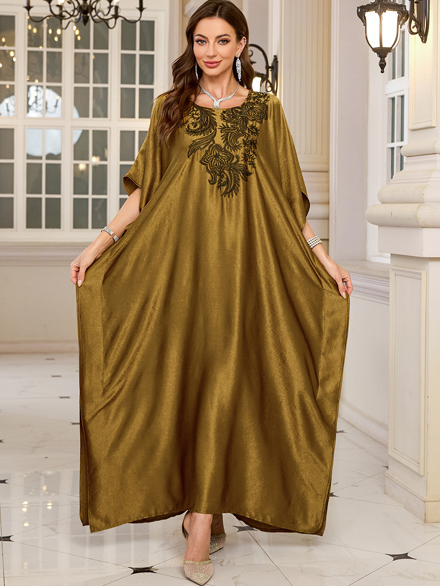 Women Embroidered Long Caftans - Embroidery Kaftan recensione e prezzo