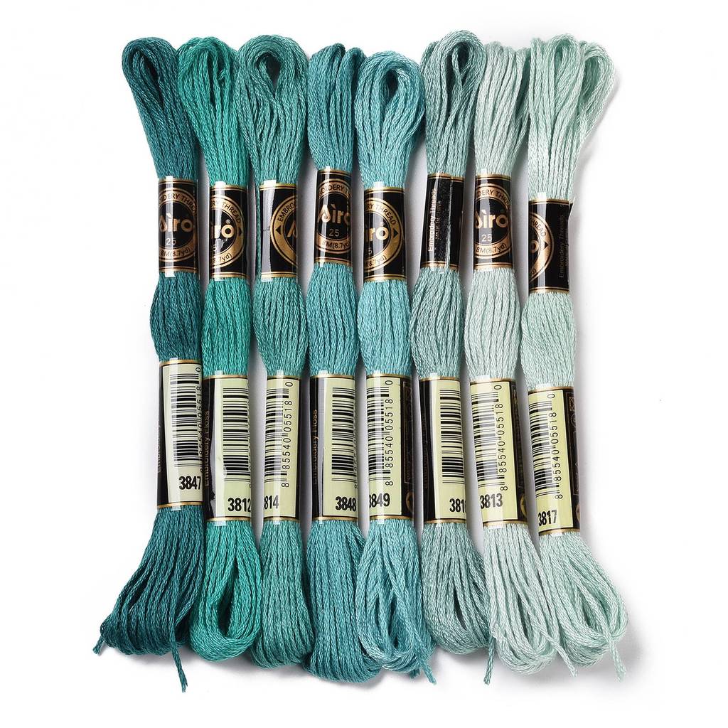 1Set 8 Skeins 0.5mm 6-Ply Poly - Embroidery Stitch recensione e prezzo