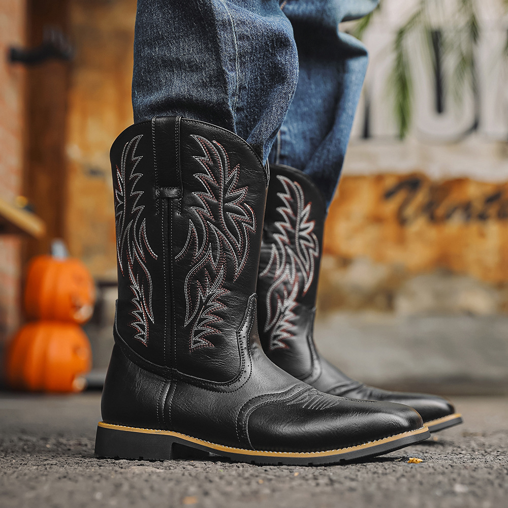 2025Men High Boots Embroidery  - Embroidery Stitch recensione e prezzo